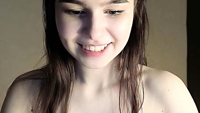 Emo teen Becka solo webcam masturbation
