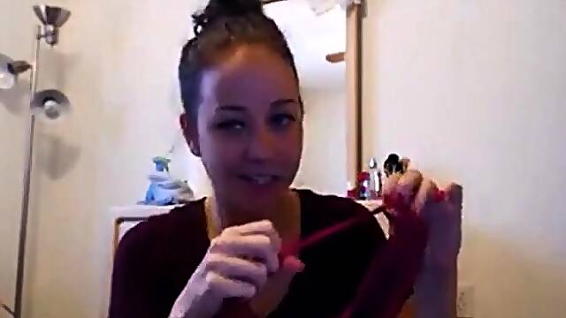 Amateur Striptease with a Funny Twist