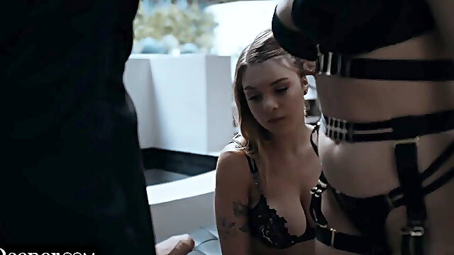 Lena Pushes Husband to Fuck Mistress in Front of Her