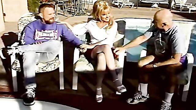 3some movie with elegant courtesan from Screw My Wife Club