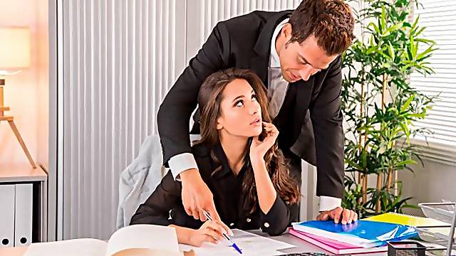 Minette Bureau, Argent Milf Blonde, Argent Jupe