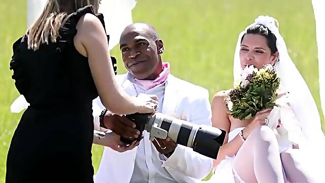 Russe Gros Plan, Lesbienne Wedding, Fete Mariage