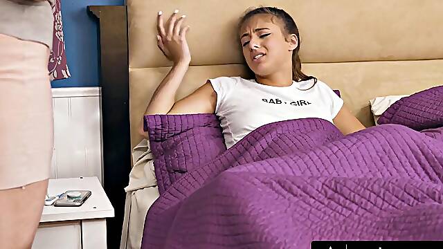 Gia Derza Fakes Sickness To Ditch College And Fuck Her Girlfriend Instead In Hardcore Face-Sitting And Fing