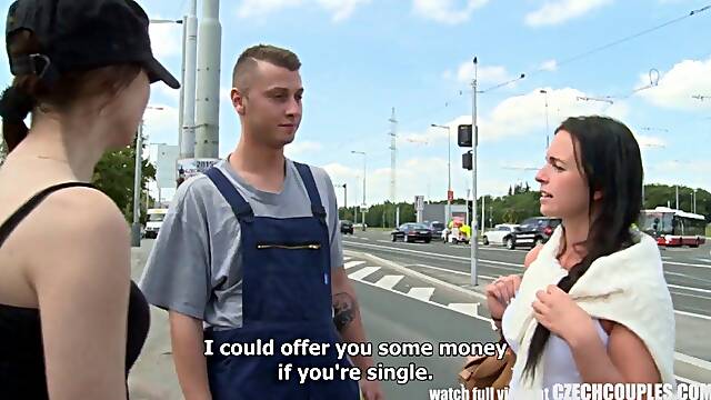 Tcheque Couple Amateur, Public Argent Czech, Couples Sexe For Money