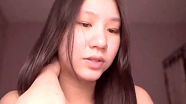 Innocent Asian Girl Seduces In-Law While Reading ASMR Porn