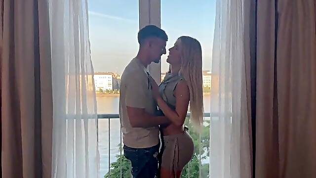 I Catch my Girlfriend sucking a ebony dong in the Hotel and I Screw her - Ema Karter