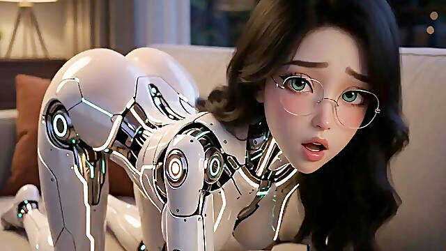 In the near future, robots will give u the superlatively good climax of your life (AI-generated).