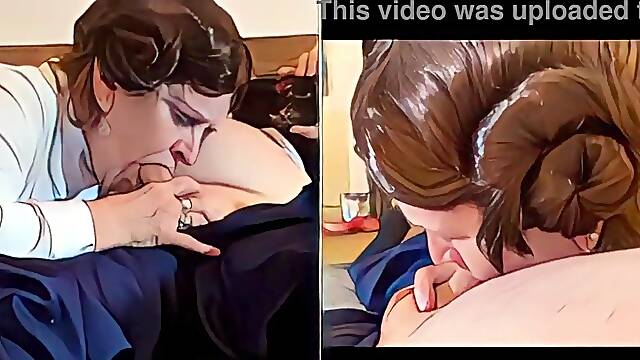 Older old whore Star Wars cosplay the wondrous granny Leia blows Solo - an AI animation