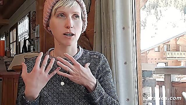 Allemande Anal Exterieur, Poilue Blonde Anal