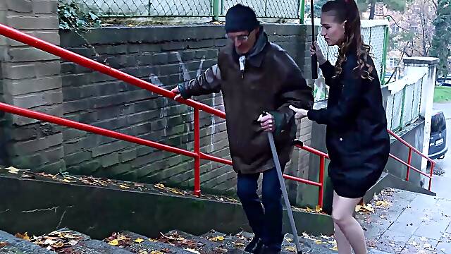 Couple Agee Et Jeune, Vieux Couple Baise