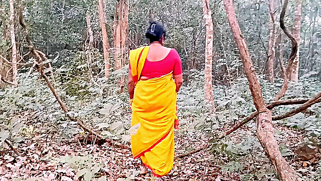 Telugu Outdoor Jungle Fucking. Stepmom and Forest Fucking Telugu Dirty Talks.