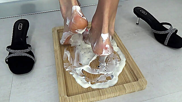 My Beautiful Legs Are Covered in Yogurt Again